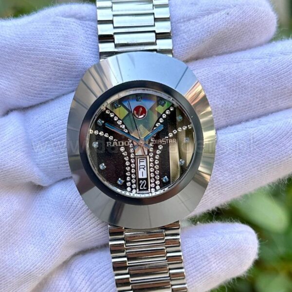 RADO DiaStar Original 008 Neelam Dial Steel Day-Date Automatic Swiss Mens