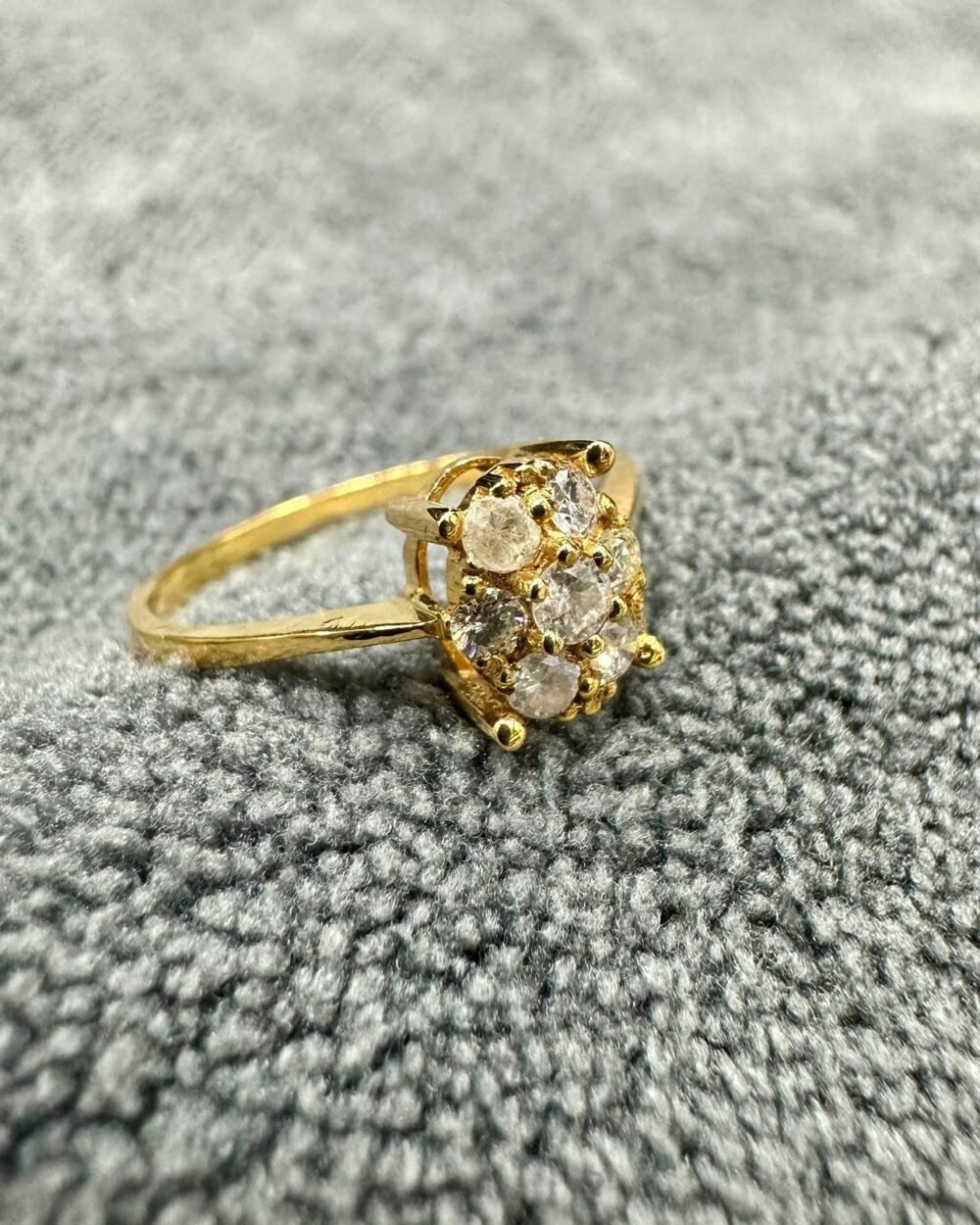 GOLD18k Ring 💍 Dubai Preloved 7x Diamond 💎 – photo 3