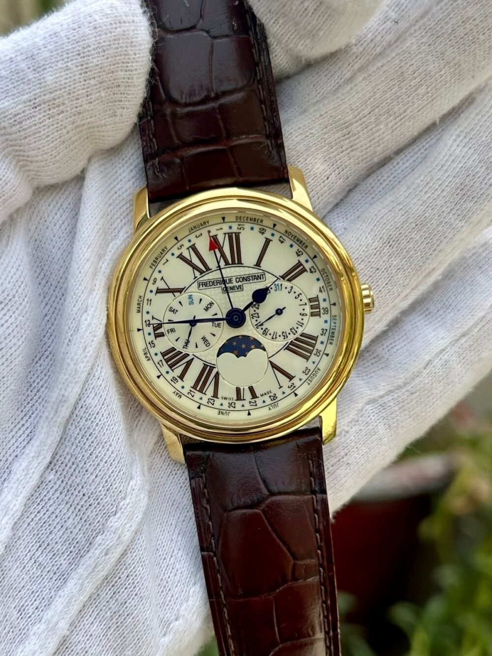 Frederique Constant Moon Phase FC 270X4P4 Swiss Mens