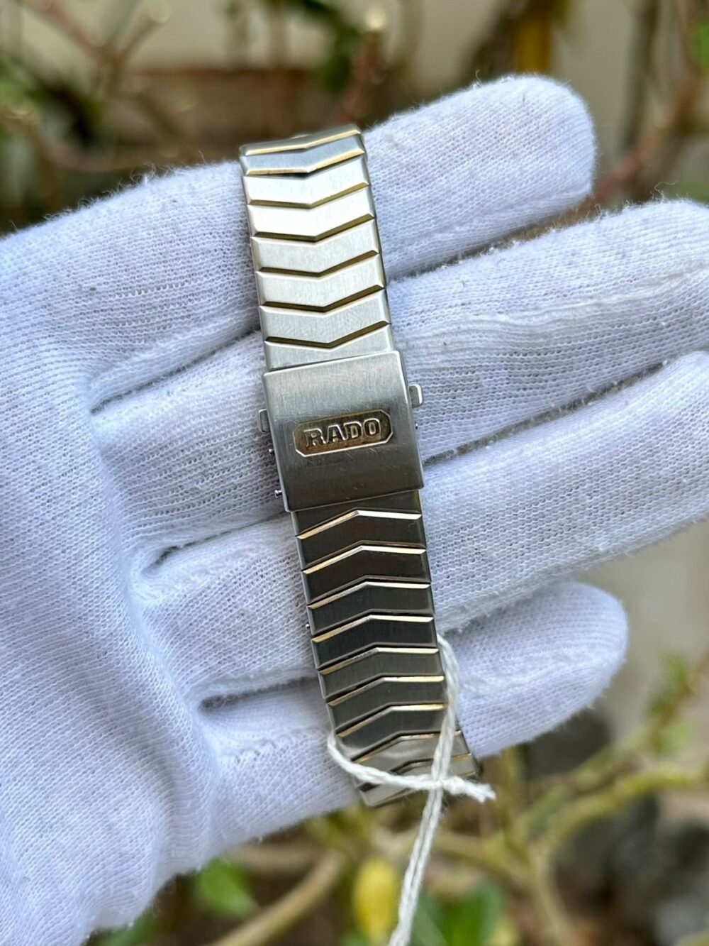 RADO DiaStar 160.0216.3 Champagne Textured Dial Two-Tone 30x34mm Quartz Swiss Mens – photo 4