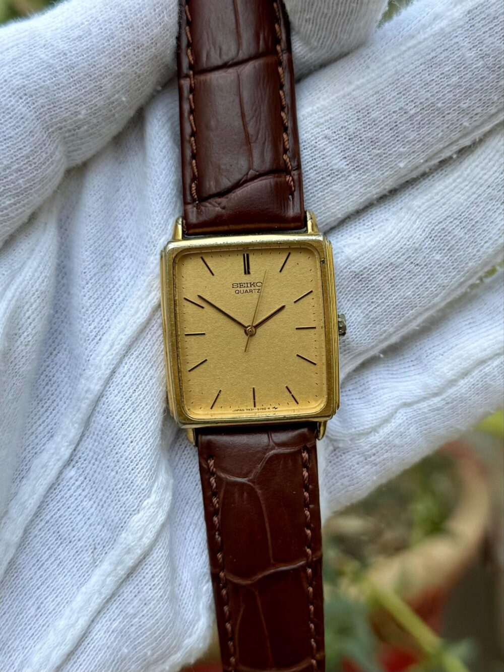 SEIKO Vintage Tank 7431-5150 Japan Quartz