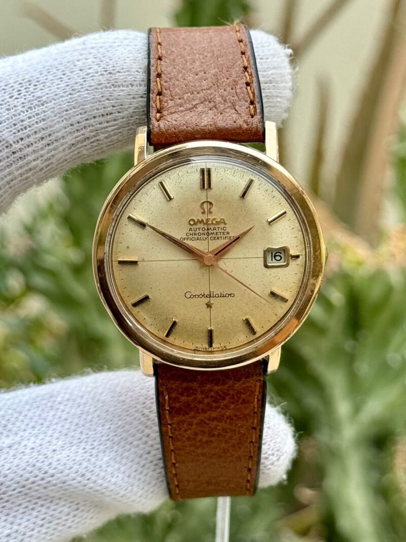 OMEGA Constellation 168.010 Swiss Mens Patina Dial