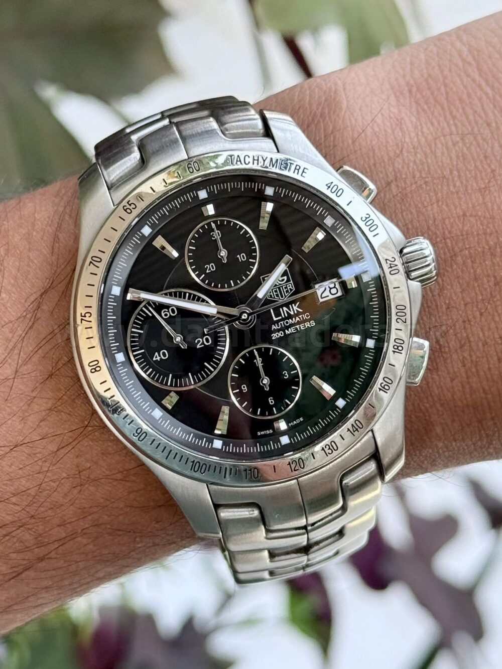 TAG Heuer Link Calibre 16 Chronograph CJF2110 Black Dial 42mm Automatic Swiss Mens – photo 2