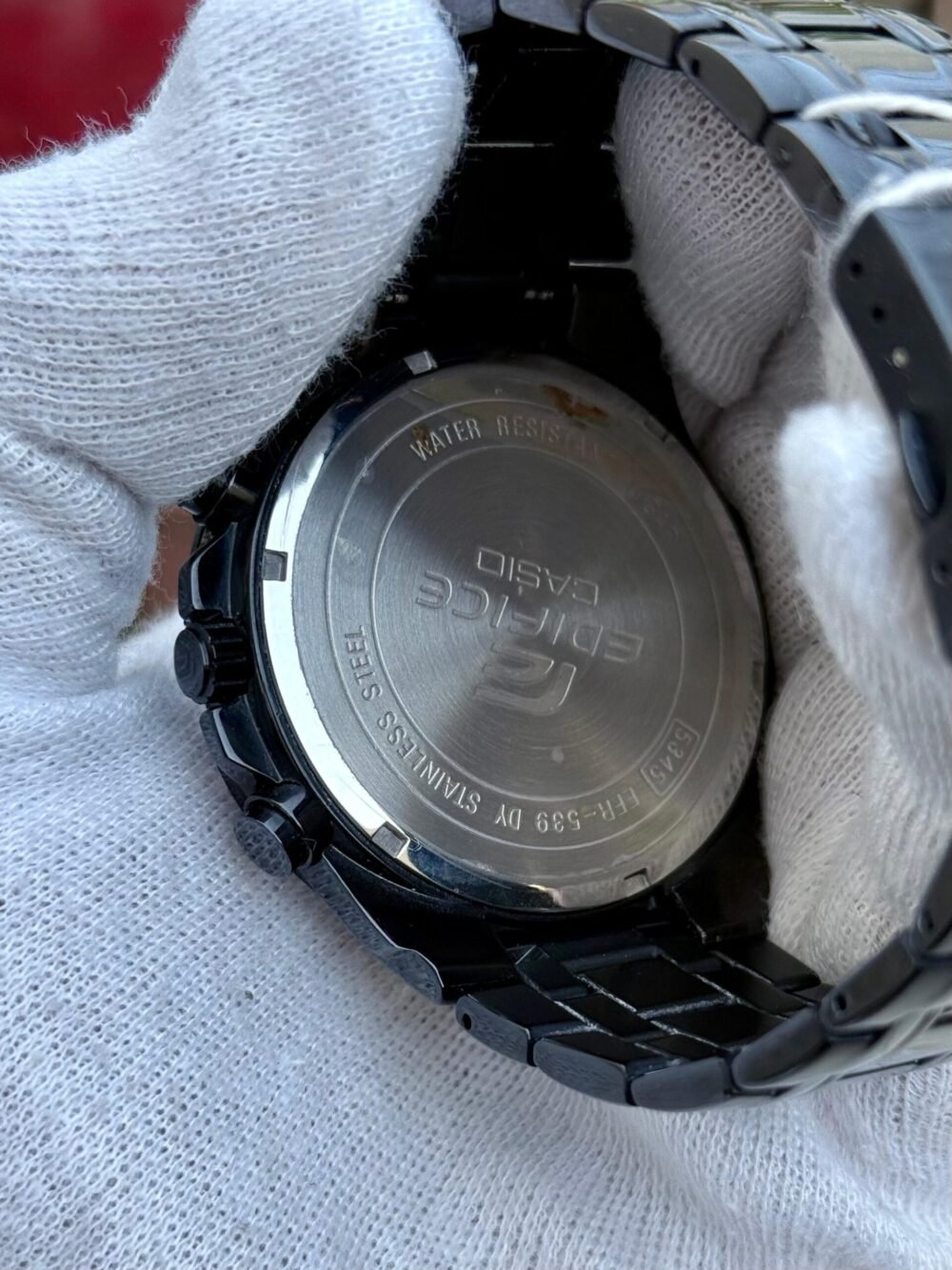 CASIO Edifice Quartz EFR-539Bk Japan Mens – photo 3
