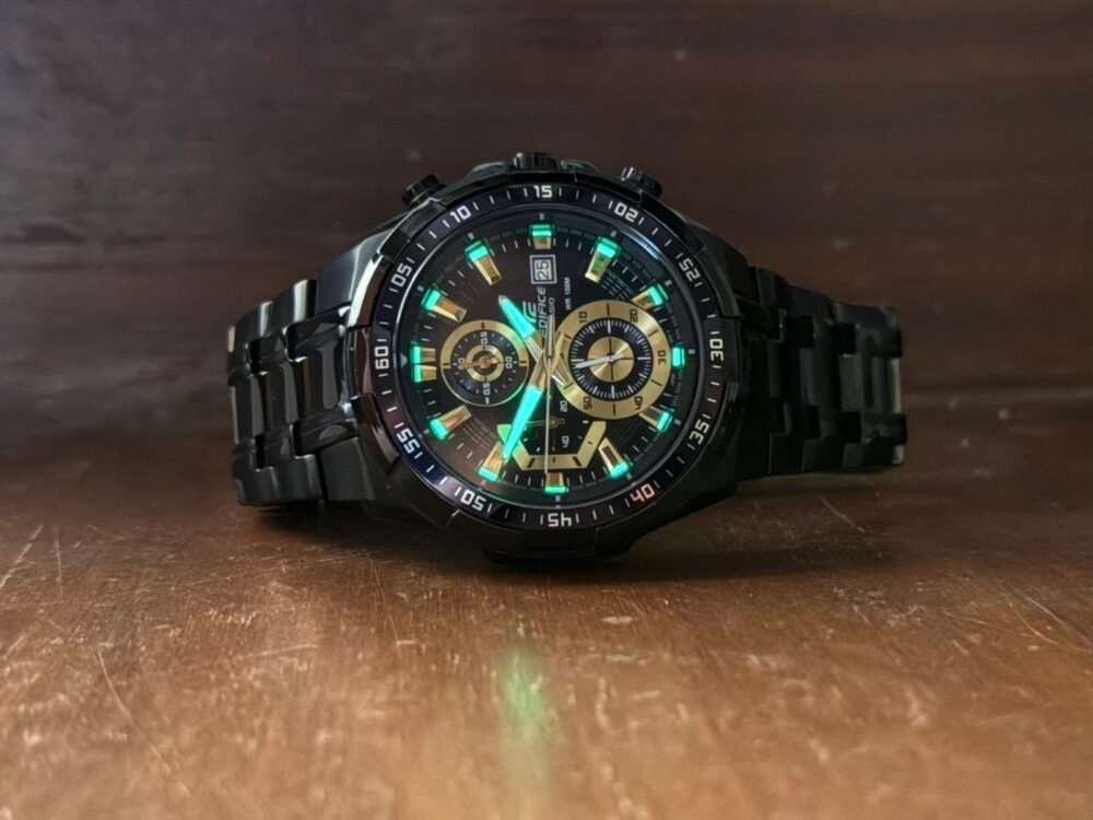 CASIO Edifice Quartz EFR-539Bk Japan Mens – photo 4