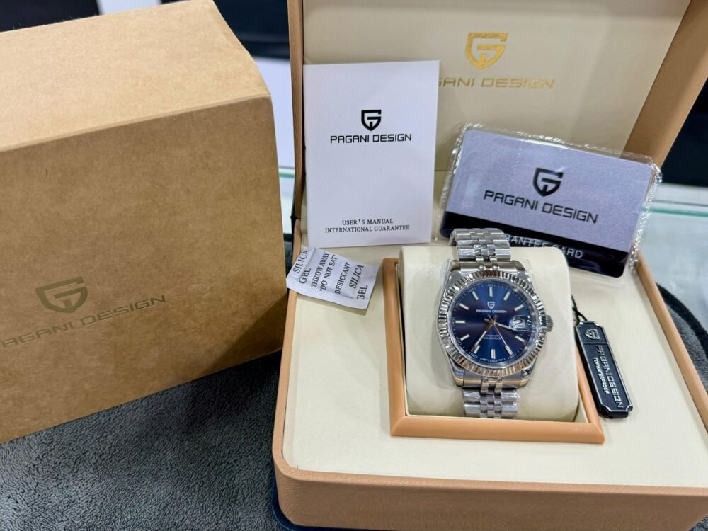 Pagani Design PD-1783 Blue Day Date Mens – photo 4
