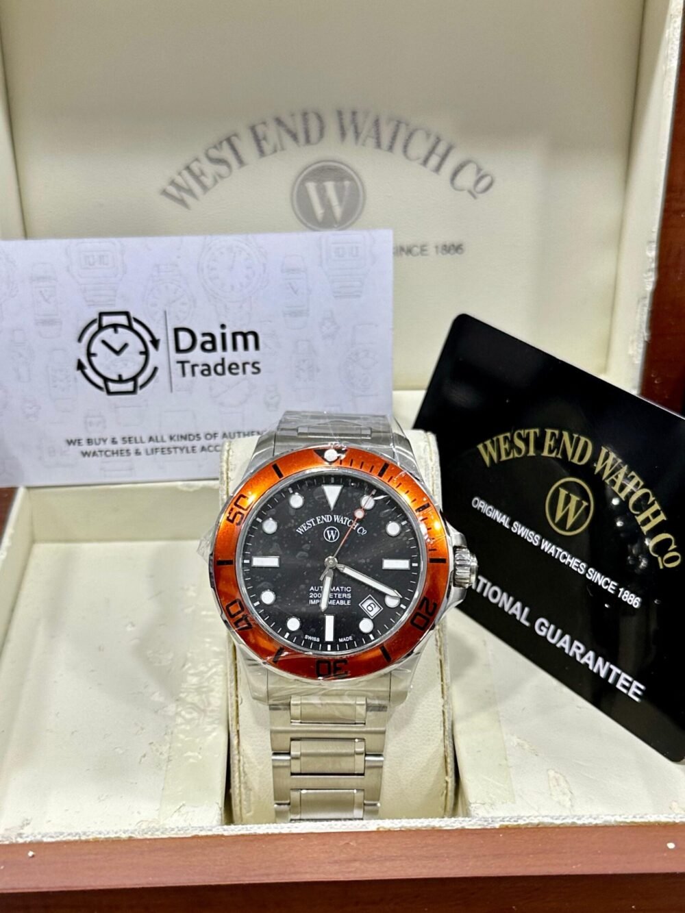 West End Watch Co Impermeable 6850.10.3333 Swiss Mens Automatic – photo 4