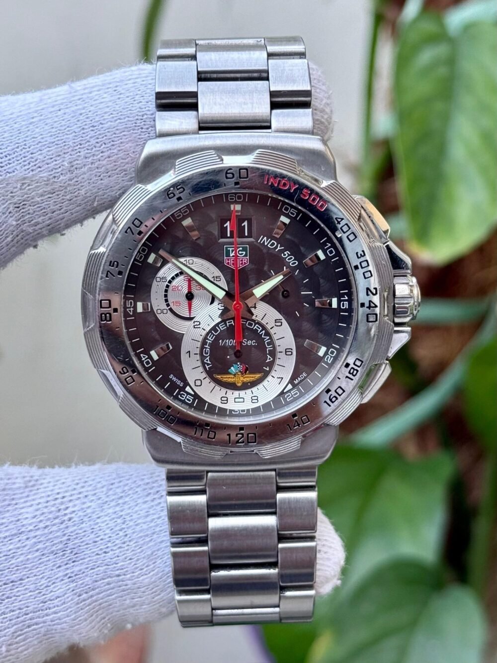 TAG Heuer Formula 1 Indy 500 Chronograph Grande Date CAH101A 44mm Quartz Swiss Mens