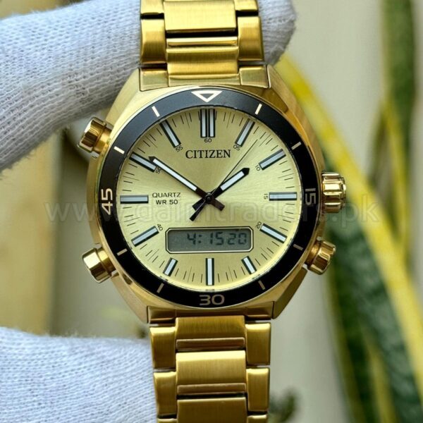 CITIZEN Dual Time JM5462 Quartz Japan Mens
