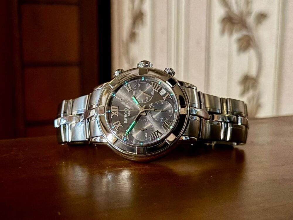 RAYMOND WEIL Parsifal Chronograph 7241 Grey Dial 40mm Automatic Swiss Mens – photo 4