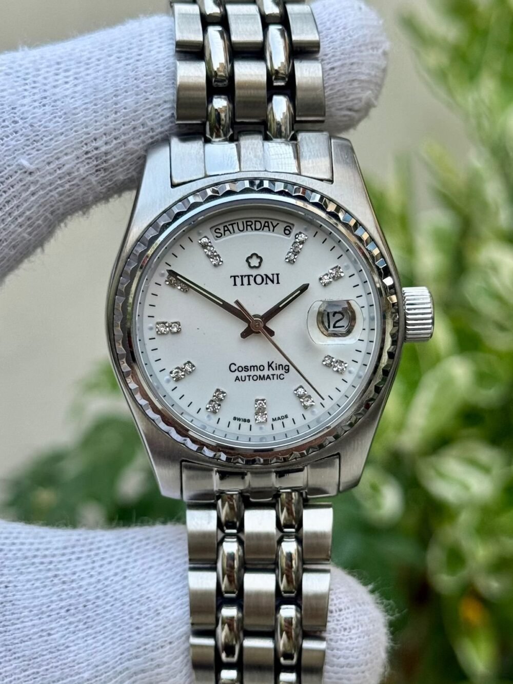 TITONI Cosmo King 797 S-307 Swiss Mens Auto – photo 2