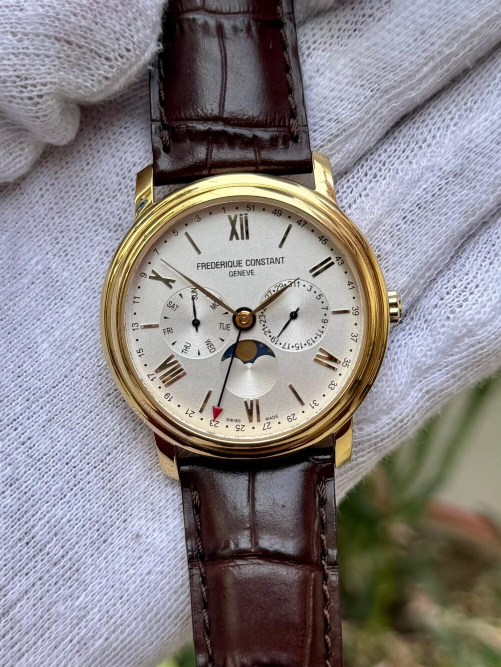 Frederique Constant Moonphase Fc-S270SW4P5 Swiss Mens