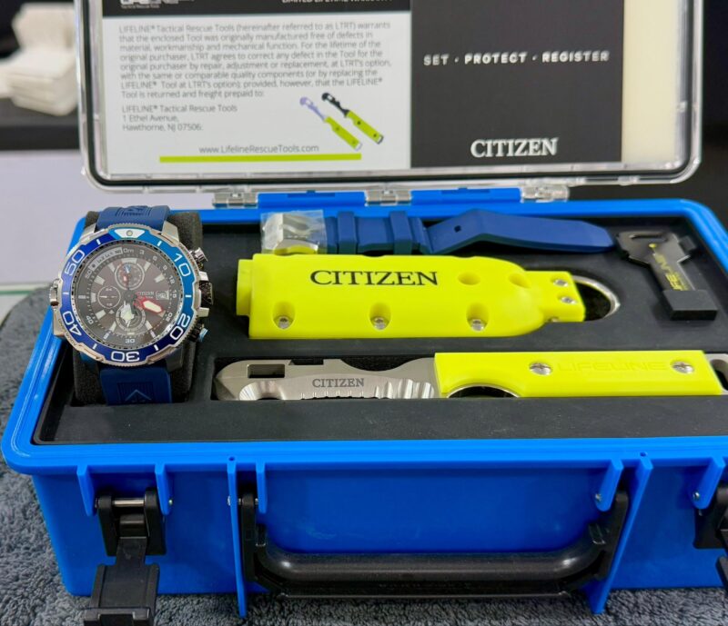 Citizen AquaLand Jaws  BJ2169-88E Japan Mens - Image 4