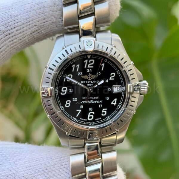 BREITLING Colt Ocean A64350 Black Dial 38mm Quartz Swiss Mens