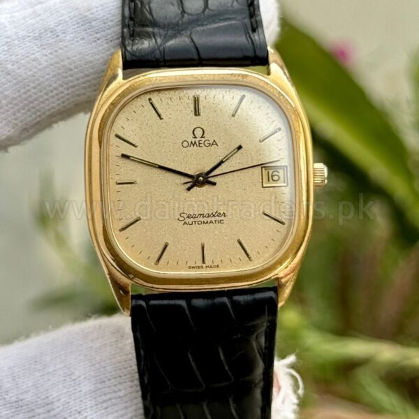 OMEGA Seamaster 166.0282 Champagne Dial Gold Plated 36mm Vintage Automatic Swiss Mens