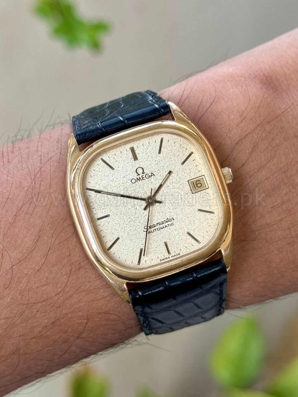 OMEGA Seamaster 166.0282 Champagne Dial Gold Plated 36mm Vintage Automatic Swiss Mens – photo 2