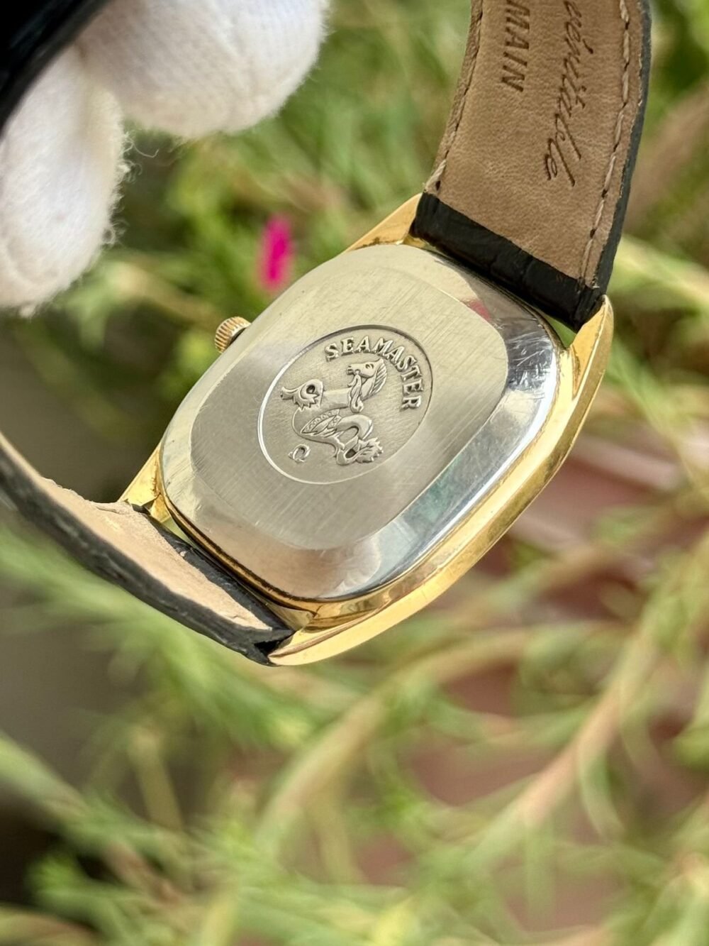 OMEGA Seamaster 166.0282 Champagne Dial Gold Plated 36mm Vintage Automatic Swiss Mens – photo 4