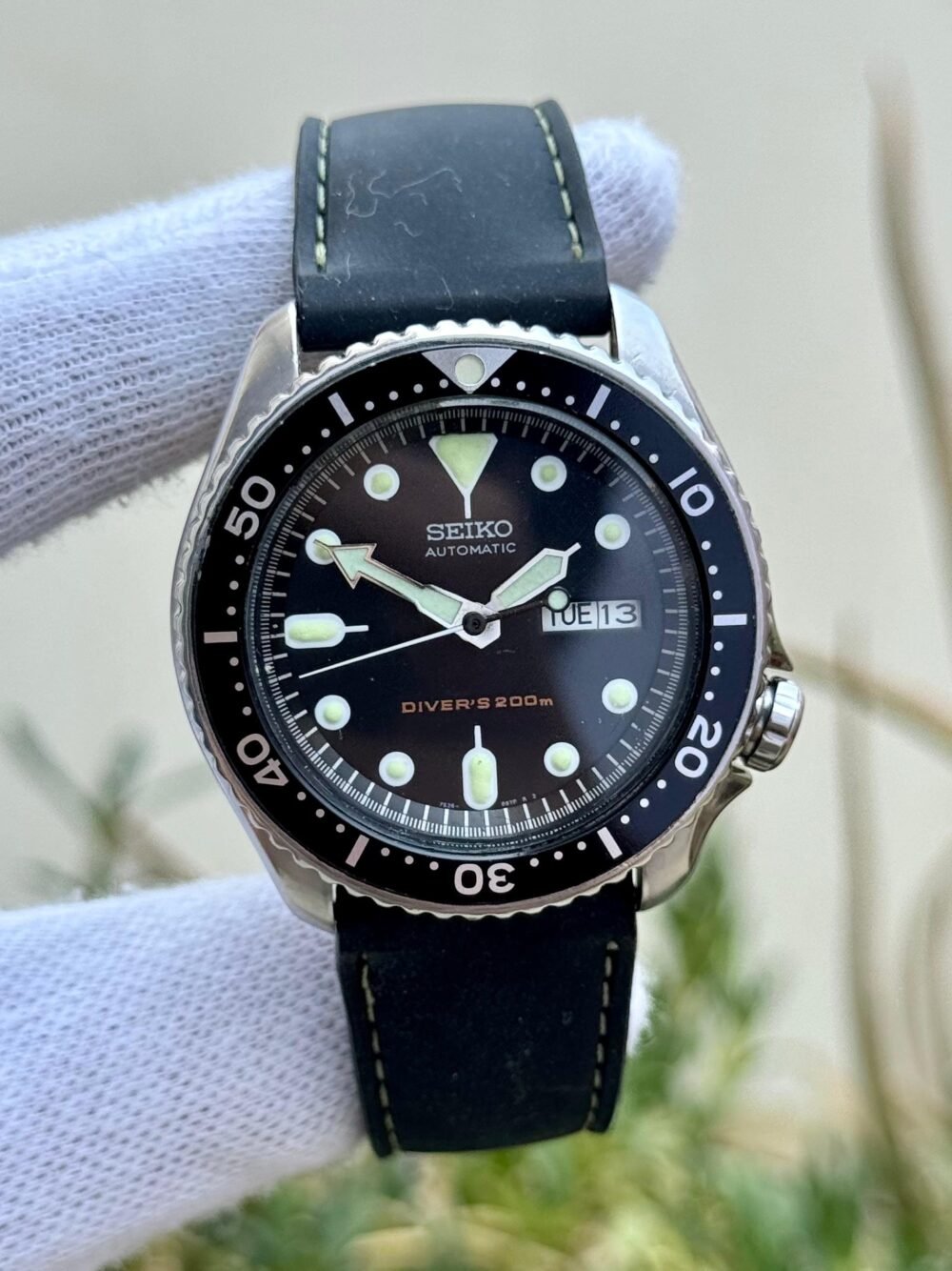 SEIKO Diver 200m SKX007 Black Dial Automatic Japan Mens