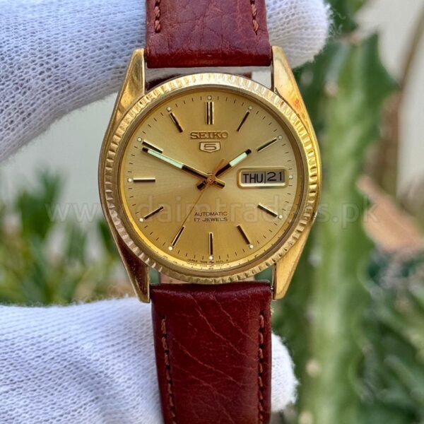 SEIKO 5 Fluted SNXJ92 Japan Mens Auto