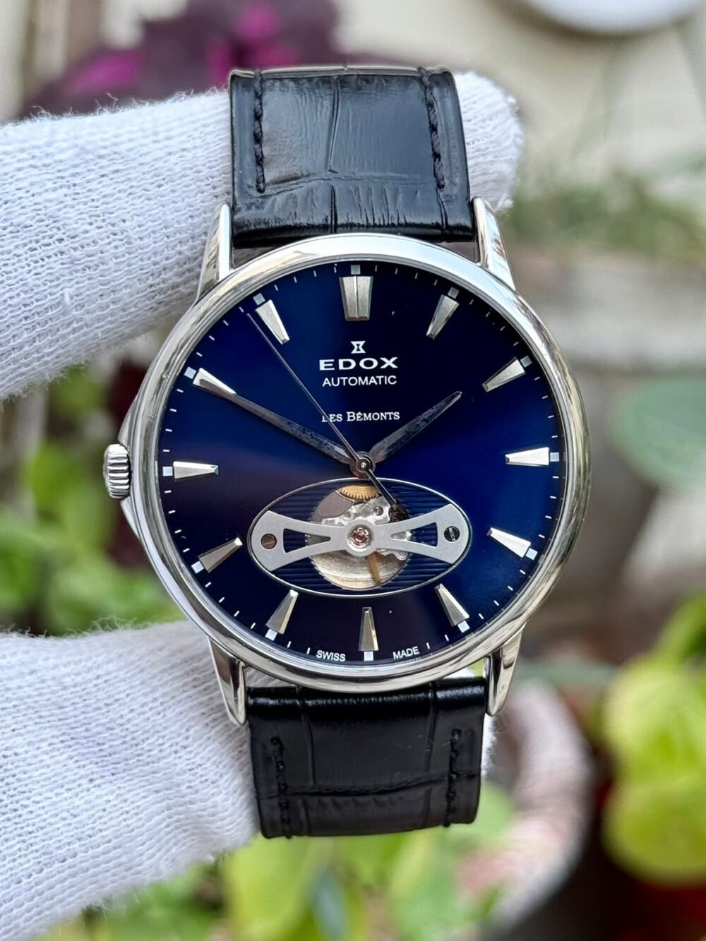 EDOX Les Bemonts 85021 Swiss Mens Auto