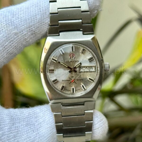 RADO Golden Sabre Silver Dial Day-Date 38mm Automatic Swiss Mens