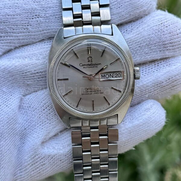 OMEGA Constellation 18k White Gold Bezel 168.029 Swiss Mens