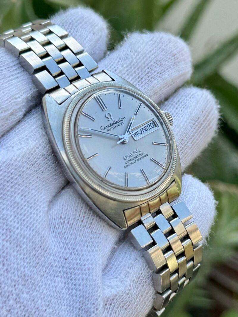 OMEGA Constellation 18k White Gold Bezel 168.029 Swiss Mens - Image 2
