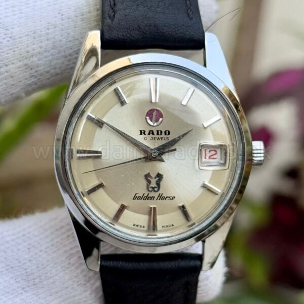 RADO Golden Horse 11675 Silver Dial 38mm Vintage Automatic Swiss Mens