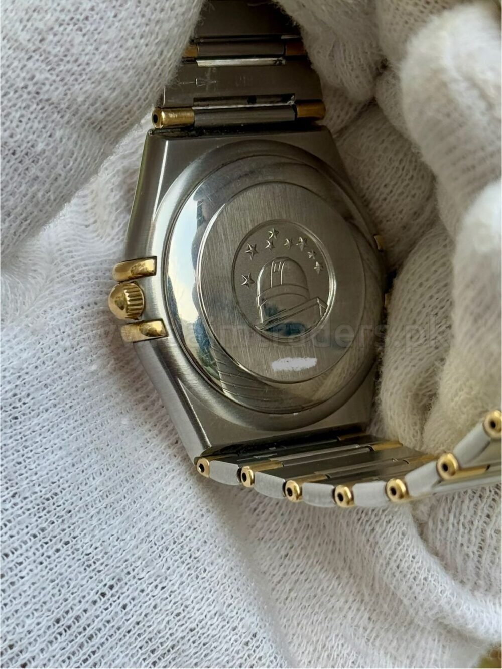 OMEGA Constellation 1202.15.00 Champagne Diamond Dial Gold/Steel Automatic Swiss Mens – photo 3