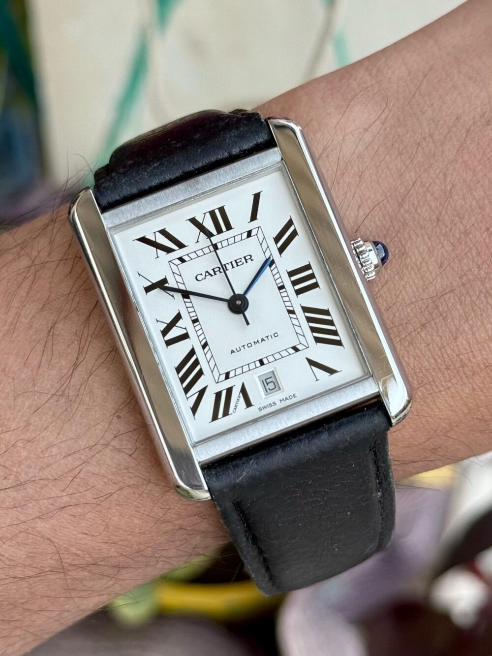 CARTIER Tank 3515 Solo XL Automatic W5200027 Swiss Mens