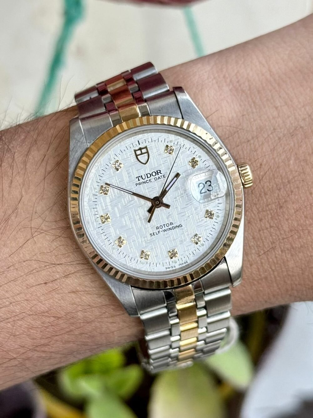 TUDOR Prince Date 74033 Swiss Mens Auto – photo 2