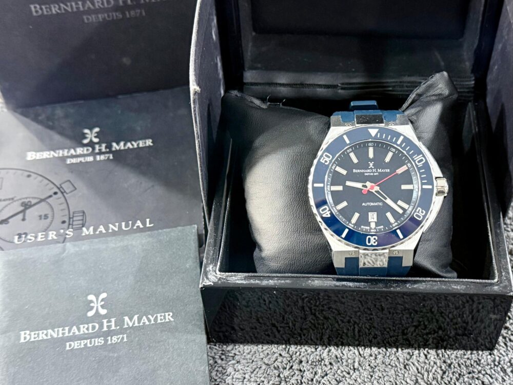 Christian Bernhard BERNHARD H.Mayer Powetmaster Blue Limited 4999 only Swiss Mens – photo 3