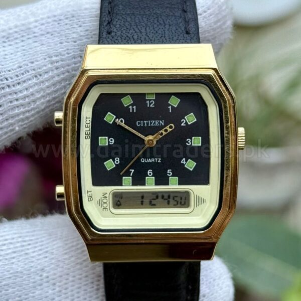CITIZEN Dual Time VA41 Japan Mens Quartz