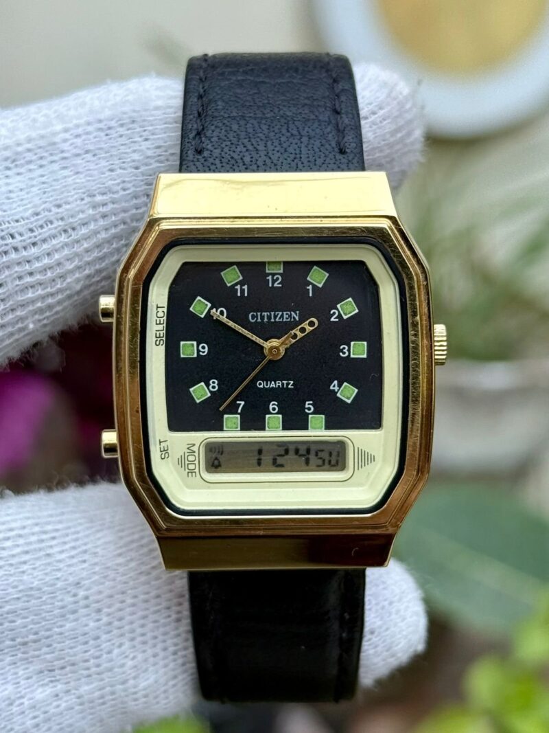 CITIZEN Dual Time VA41 Japan Mens Quartz