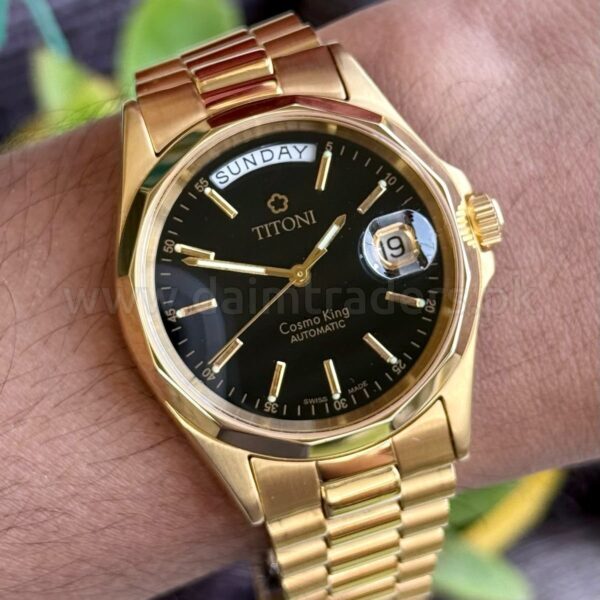 TITONI Cosmo King 637-307 Swiss Mens Auto