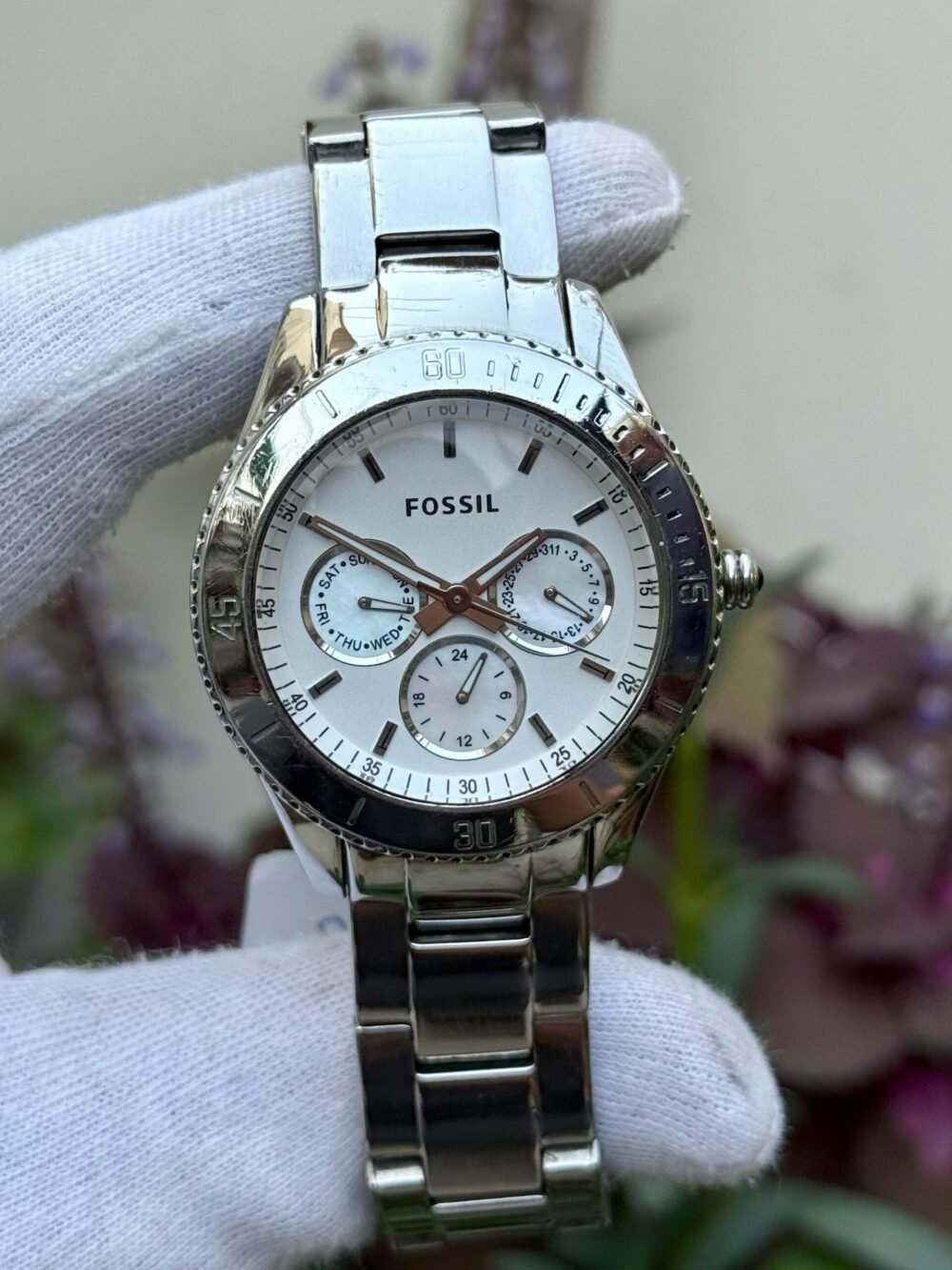 FOSSIL Stella ES2783 Quartz Mens USA