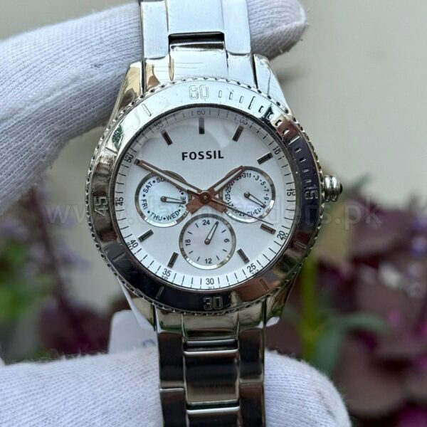 FOSSIL Stella ES2783 White MOP Dial Multifunction 36mm Quartz Unisex