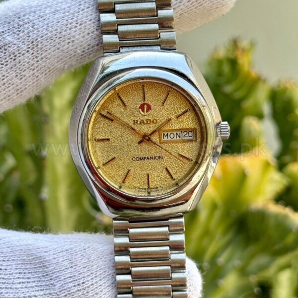 RADO Companion 603.3188.2 Gold Textured Dial Day-Date 38mm Automatic Swiss Mens