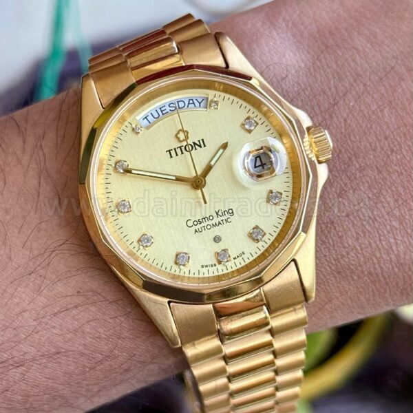 TITONI Cosmo King 637-307 Swiss Mens Auto