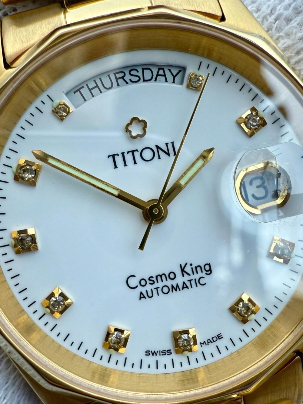 TITONI Cosmo King 637-307 Swiss Mens Auto – photo 2