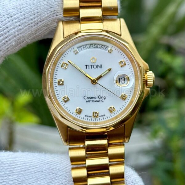 TITONI Cosmo King 637-307 Swiss Mens Auto