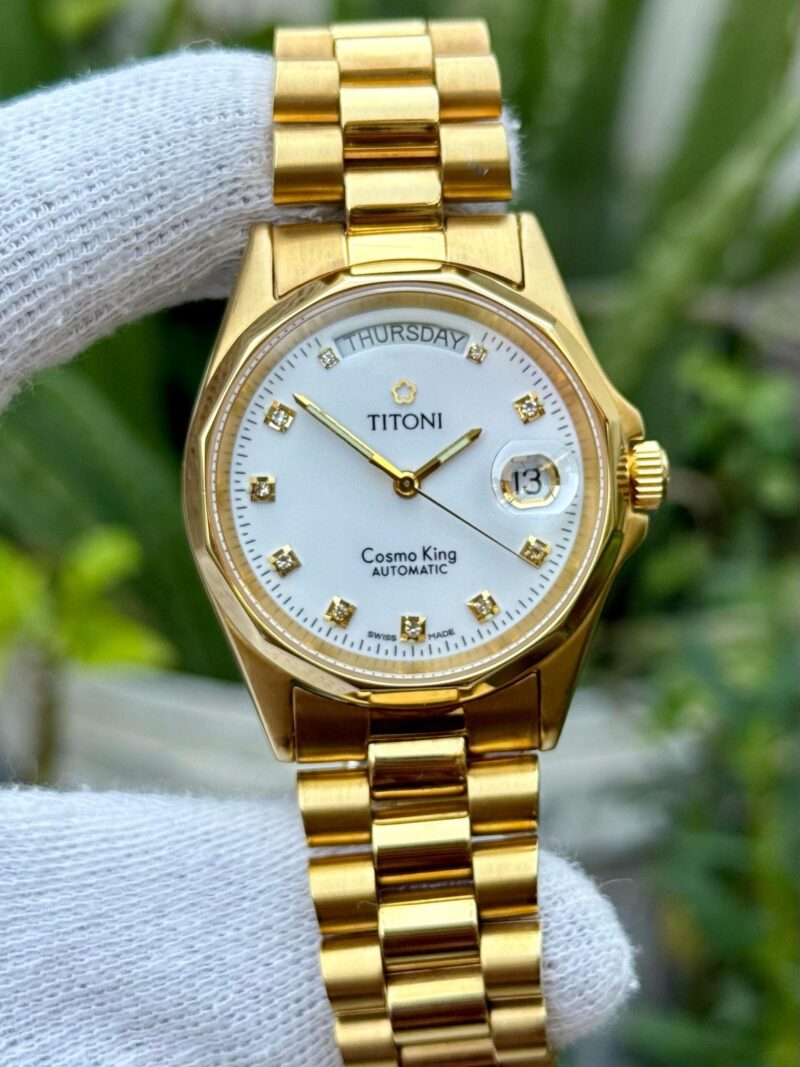 TITONI Cosmo King 637-307 Swiss Mens Auto