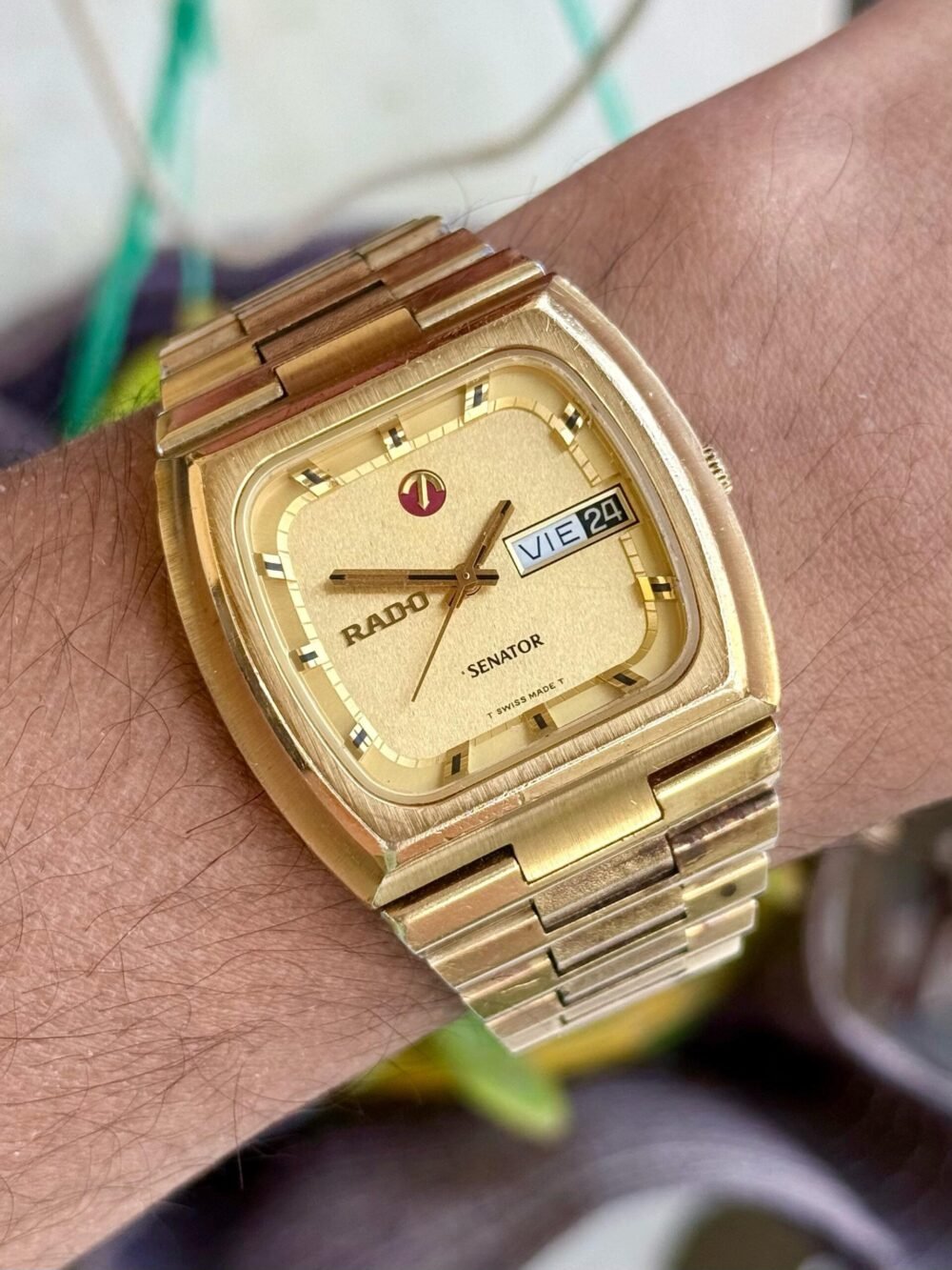 RADO Senator Vintage Swiss Men 2gm Gold Micron – photo 3
