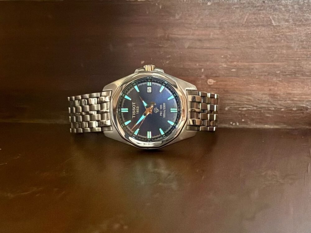TISSOT PRC100 P870/970 Blue Dial 100m 40mm Quartz Swiss Mens – photo 3