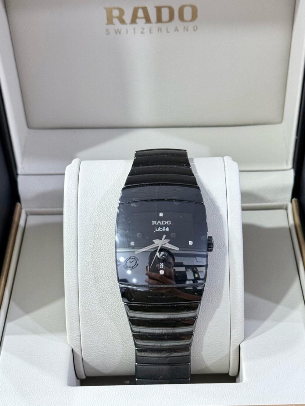 RADO Sintra Jubile R13691702 Black Ceramic Diamond Dial Automatic Swiss Mens – photo 4