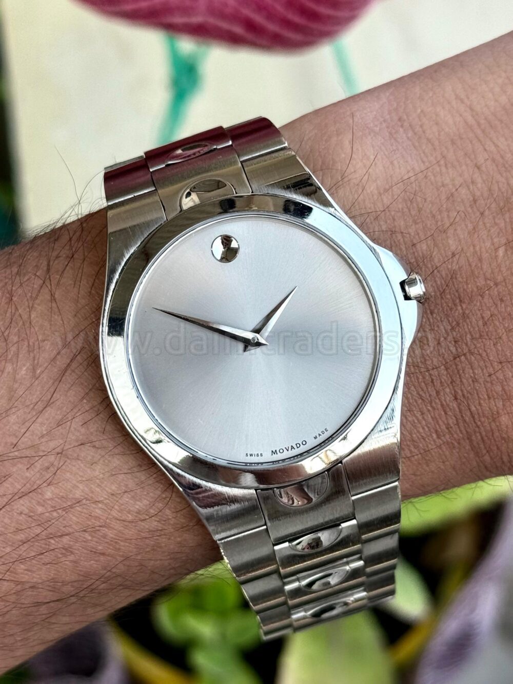 MOVADO Luno Sport 0605557 Silver Museum Dial 40mm Quartz Swiss Mens – photo 2