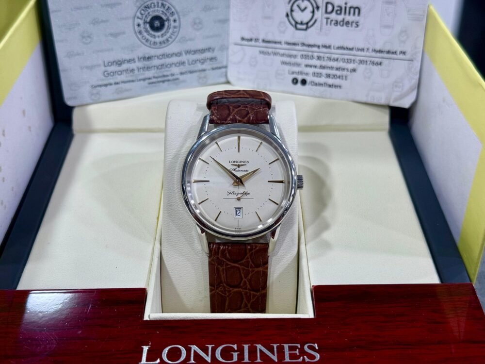 LONGINES Flagship L4.795.4.78.2 Swiss Mens Auto – photo 4