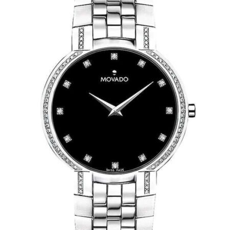 MOVADO Faceto 0605585 Quartz Mens Swiss