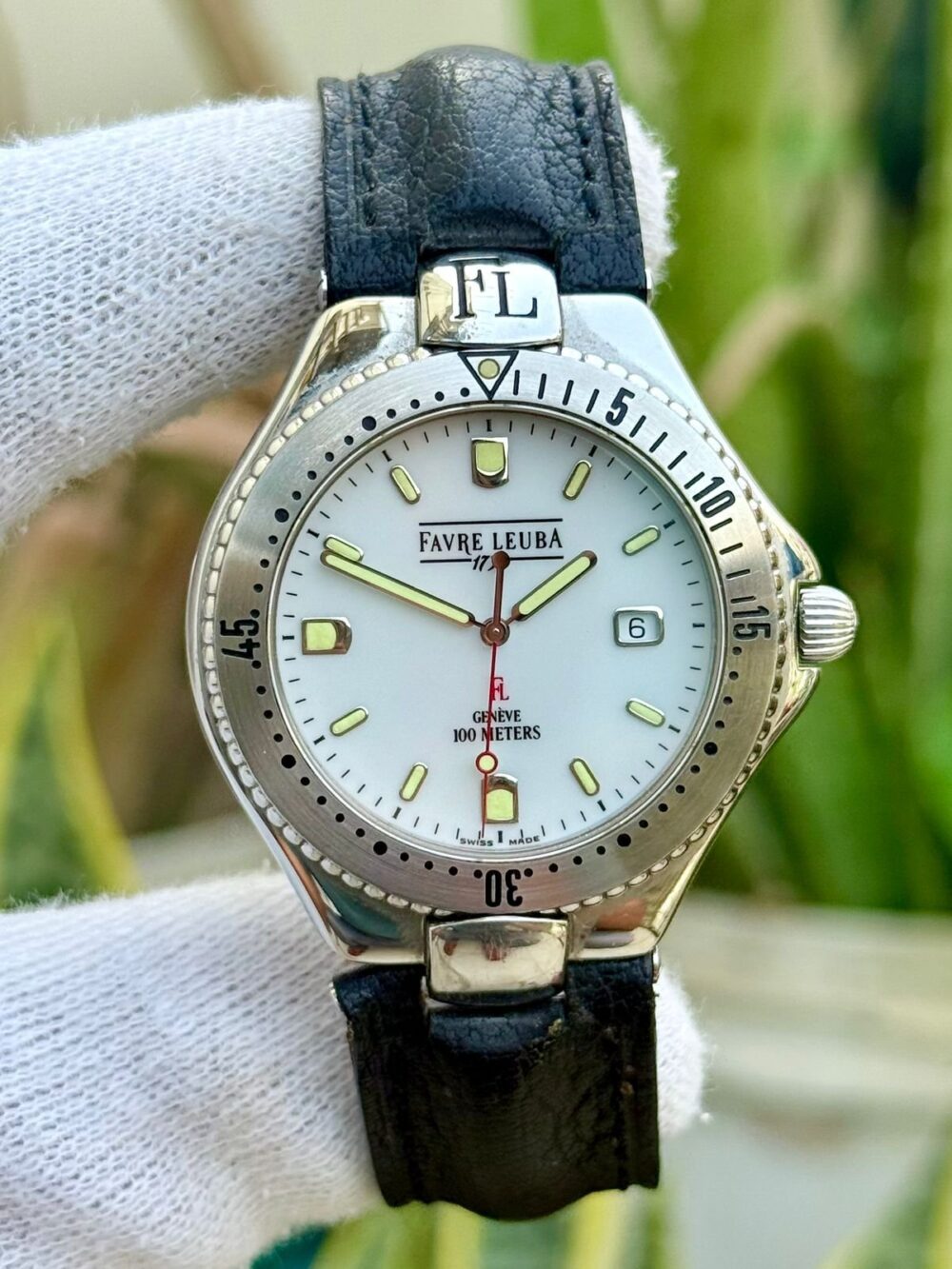 Favre-Leuba Favre Leuba 100m 1737 Quartz Swiss Mens