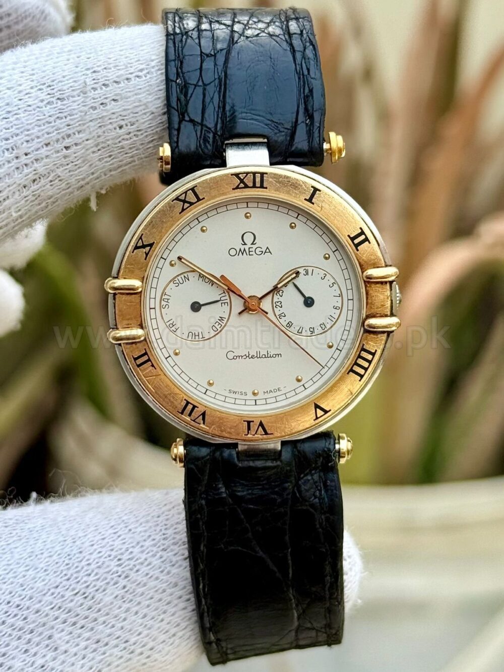 OMEGA Constellation 196.1070 White Dial Two-Tone 35mm Quartz Swiss Mens